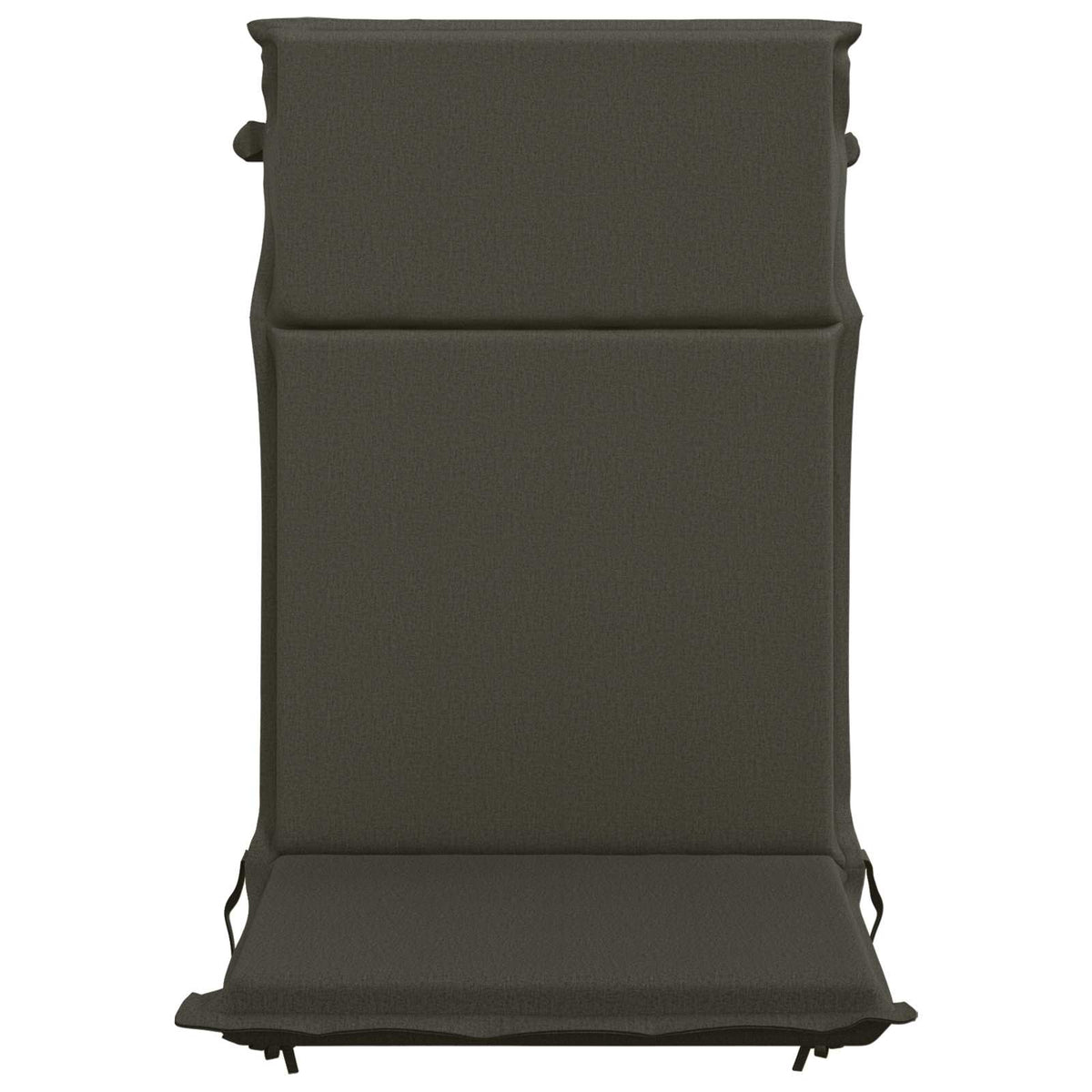High Back Chair Cushion GEMERT 6 pcs 100% Polyester Anthracite