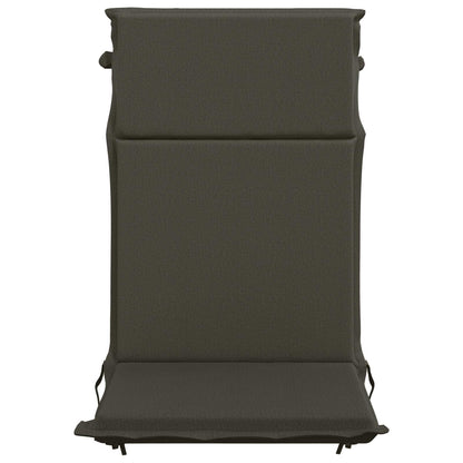 High Back Chair Cushion GEMERT 6 pcs 100% Polyester Anthracite