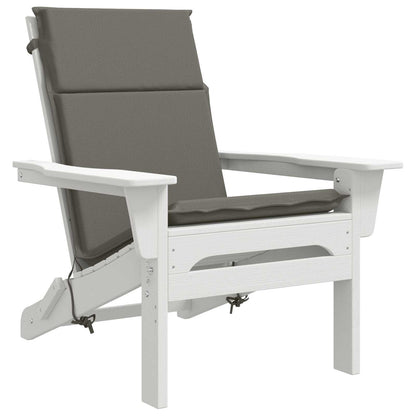 High Back Chair Cushion GEMERT 6 pcs 100% Polyester Grey