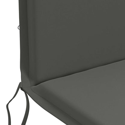 High Back Chair Cushion GEMERT 6 pcs 100% Polyester Anthracite