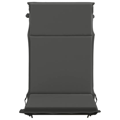 High Back Chair Cushion GEMERT 6 pcs 100% Polyester Anthracite