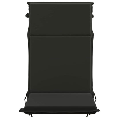 High Back Chair Cushion GEMERT 4 pcs 100% Polyester Black
