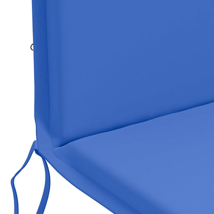 High Back Chair Cushion GEMERT 4 pcs 100% Polyester Royal Blue