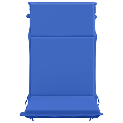 High Back Chair Cushion GEMERT 4 pcs 100% Polyester Royal Blue
