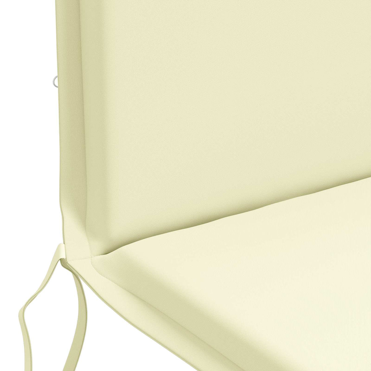 High Back Chair Cushion GEMERT 6 pcs 100% Polyester Cream
