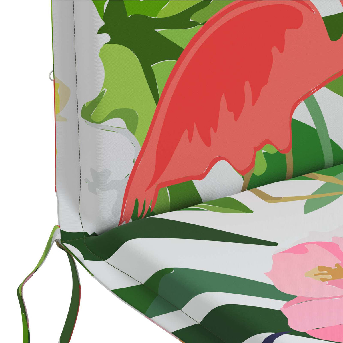 High Back Chair Cushion GEMERT 4 pcs 100% Polyester Multicolour