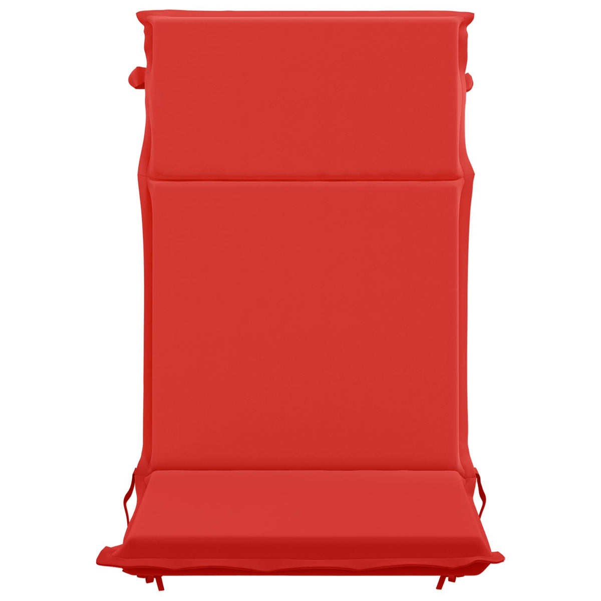 High Back Chair Cushion GEMERT 6 pcs 100% Polyester Red