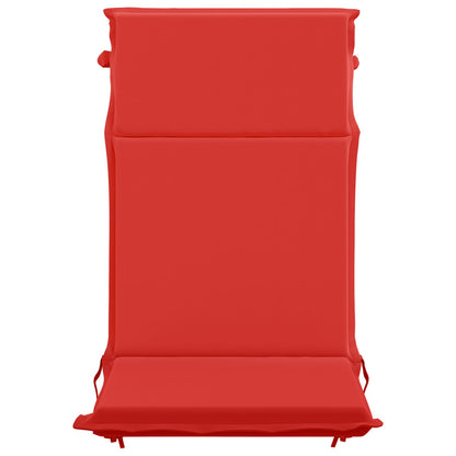 High Back Chair Cushion GEMERT 6 pcs 100% Polyester Red