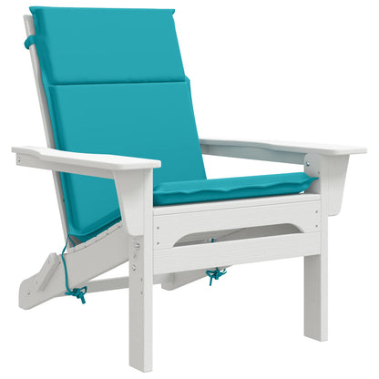 High Back Chair Cushion GEMERT 4 pcs 100% Polyester Turquoise