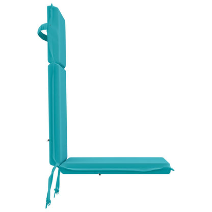 High Back Chair Cushion GEMERT 4 pcs 100% Polyester Turquoise