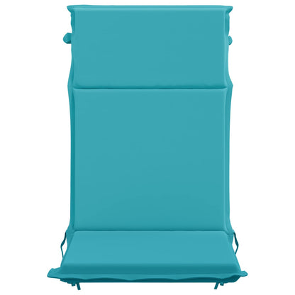 High Back Chair Cushion GEMERT 6 pcs 100% Polyester Turquoise