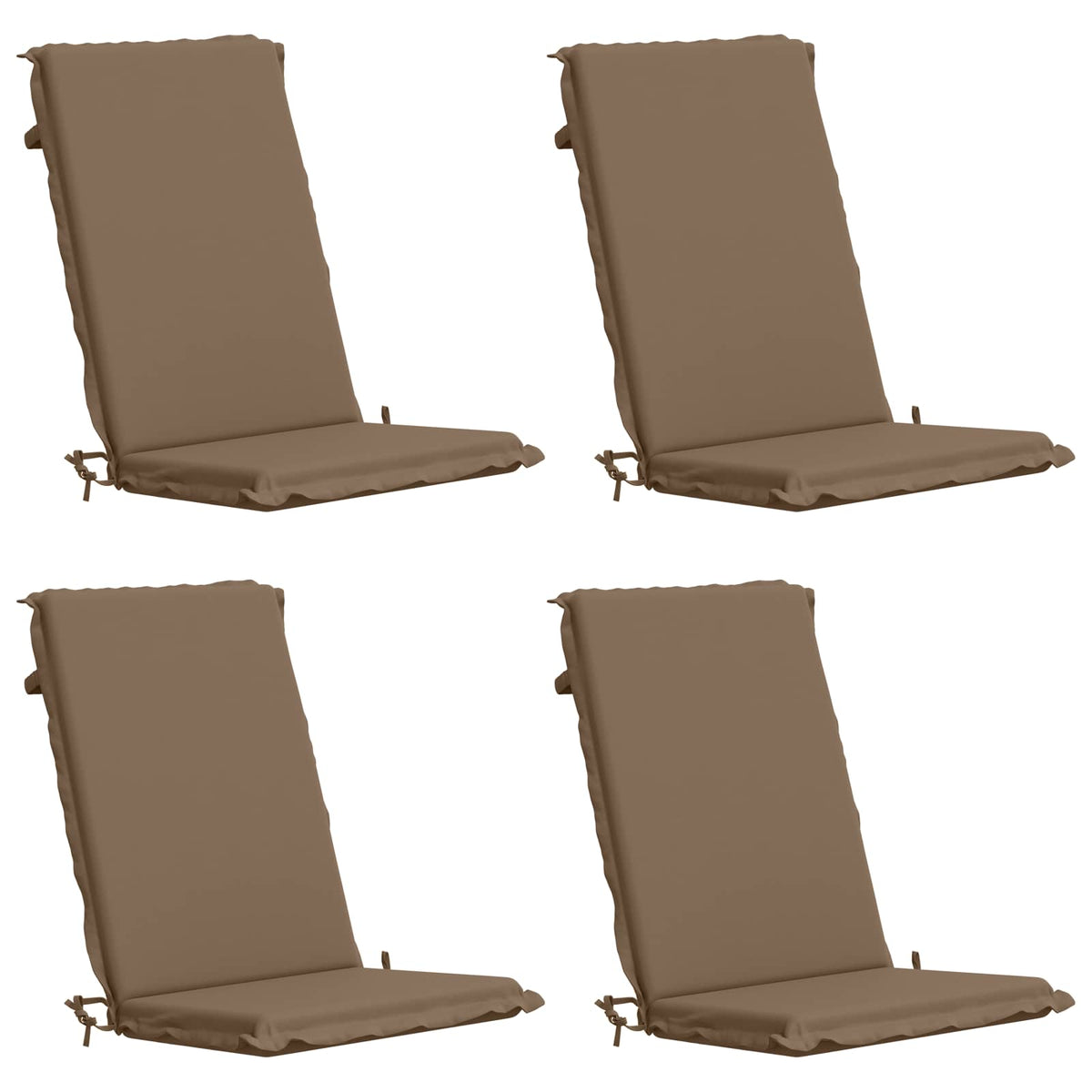4-Piece High Back Bhair Cushions GEMERT 4 pcs 100% Polyester