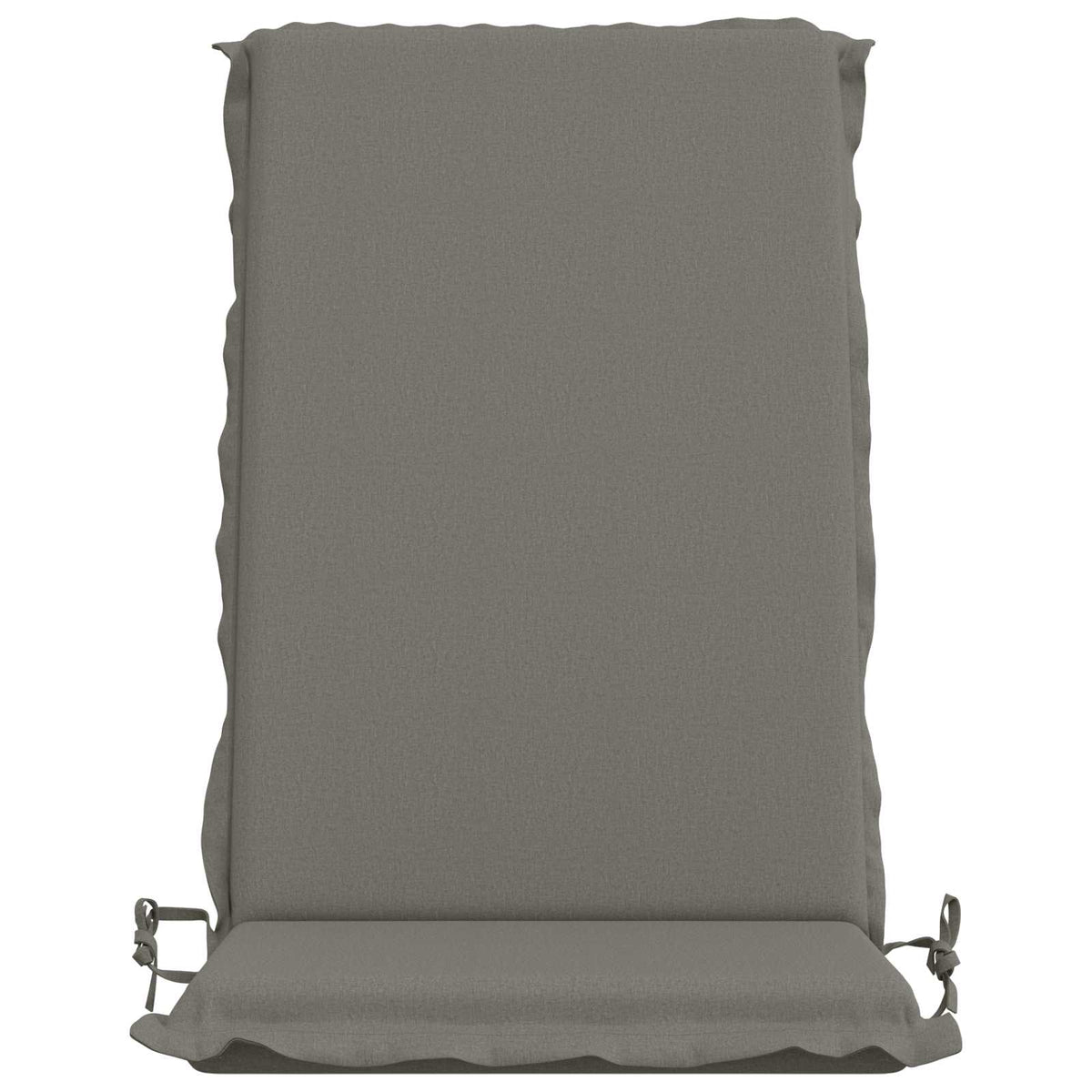 High Back Chair Cushion GEMERT 4 pcs 100% Polyester Grey