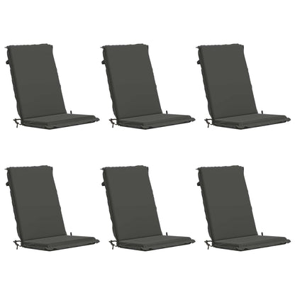 6-Piece High Back Bhair Cushions GEMERT 6 pcs 100% Polyester