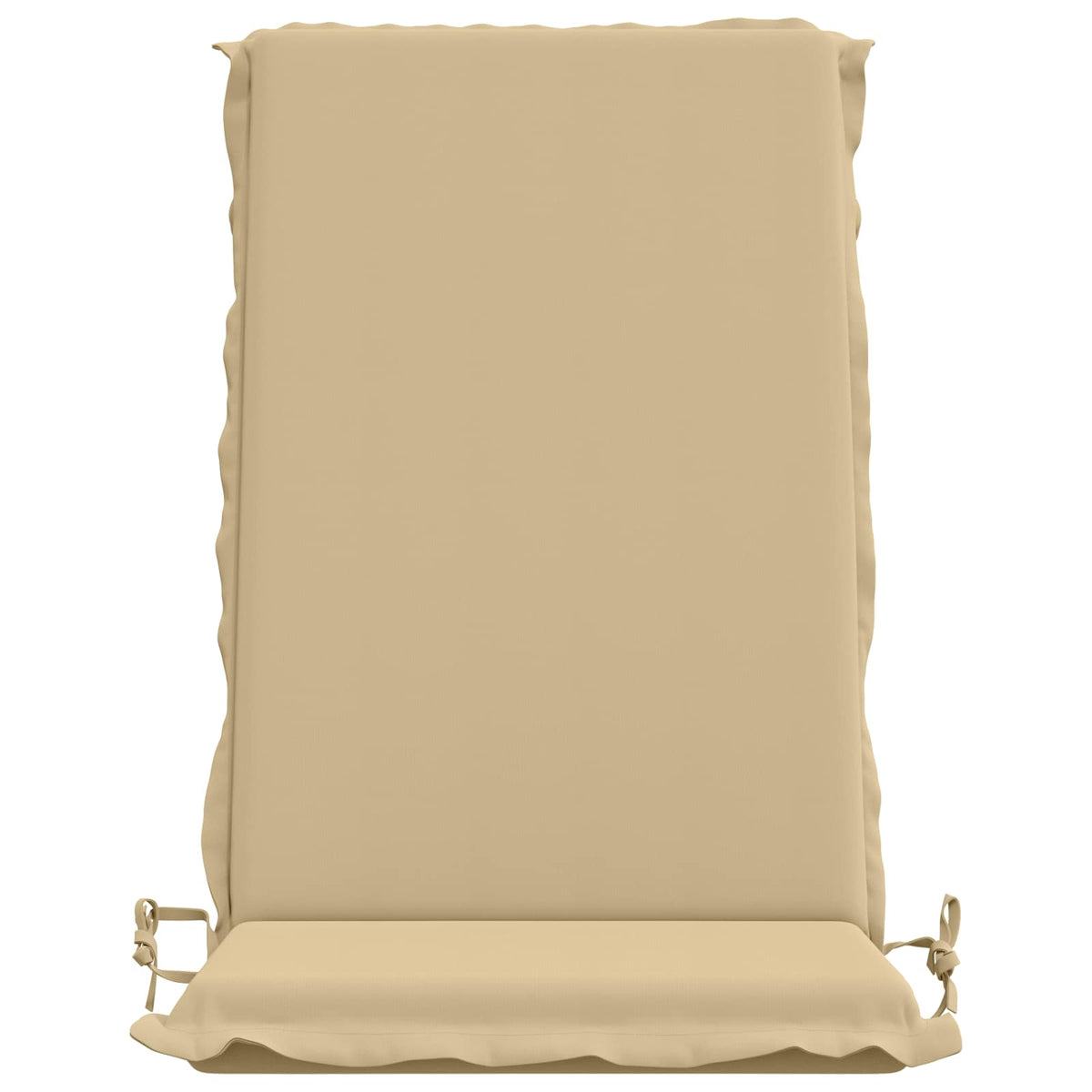High Back Chair Cushion GEMERT 4 pcs 100% Polyester Beige