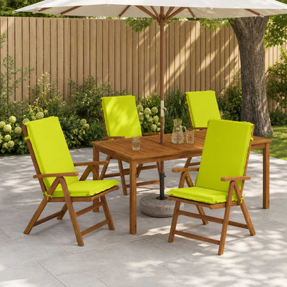 High Back Chair Cushion GEMERT 4 pcs 100% Polyester