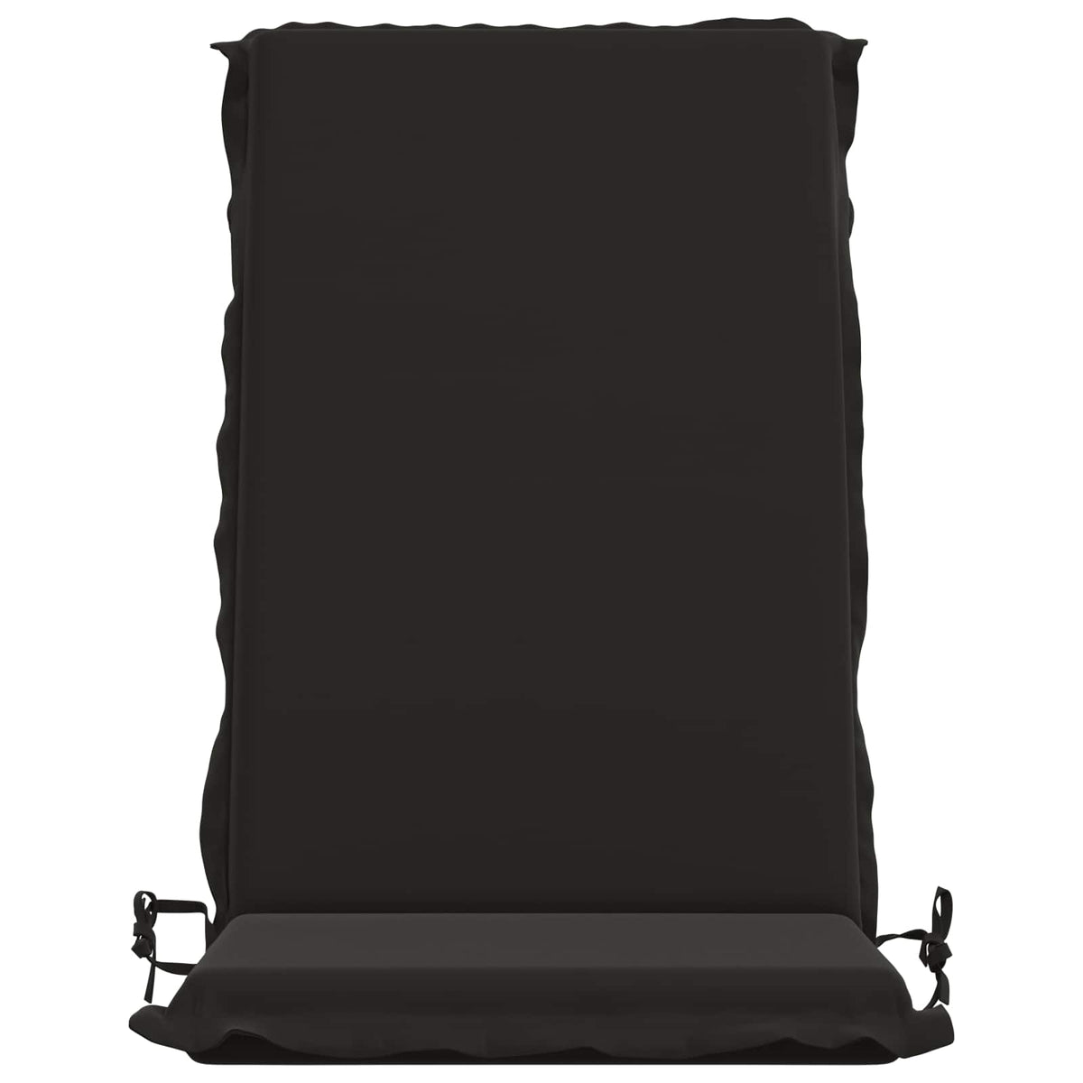 High Back Chair Cushion GEMERT 4 pcs 100% Polyester Black