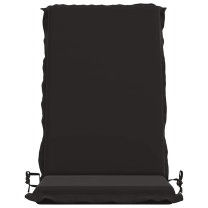 High Back Chair Cushion GEMERT 4 pcs 100% Polyester Black