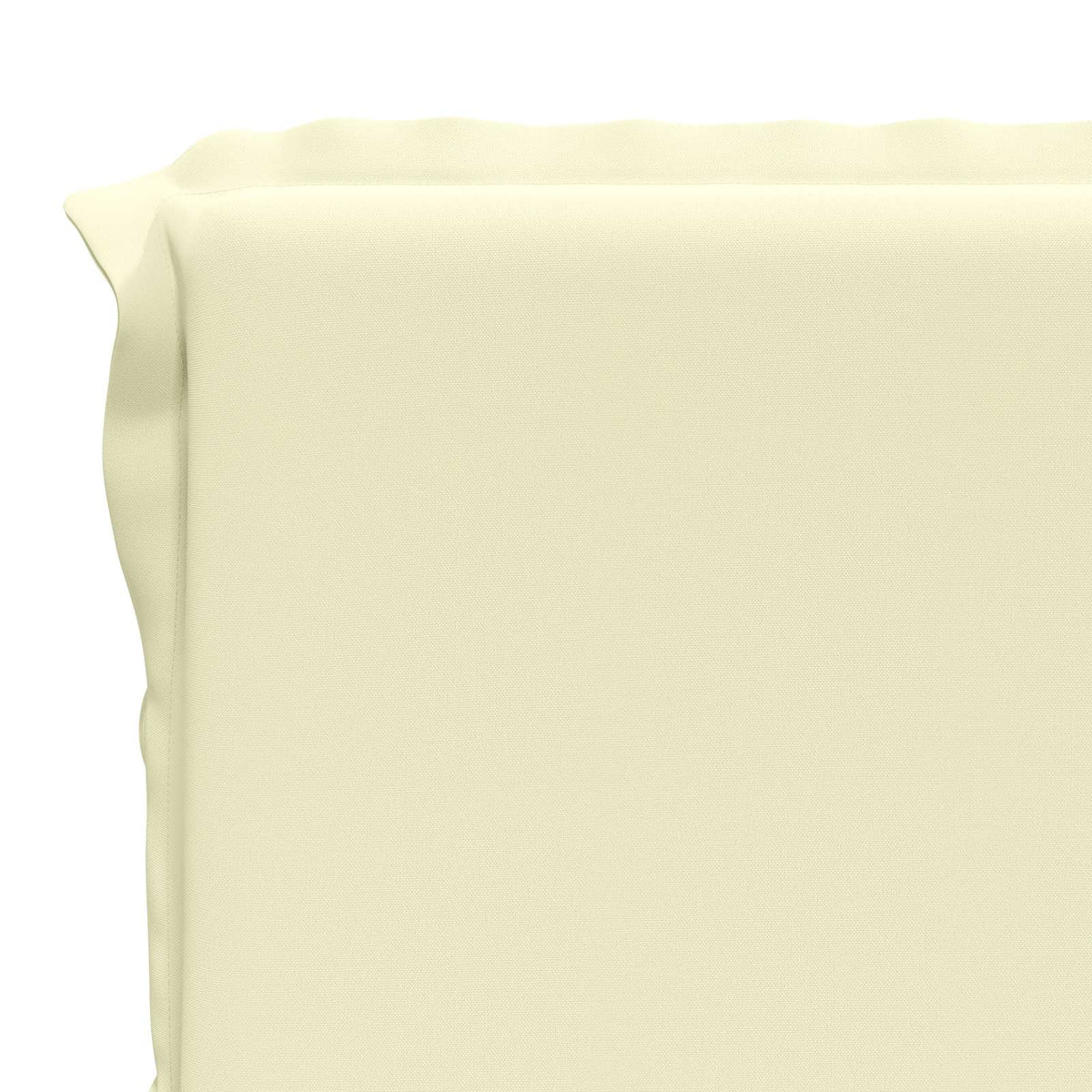 High Back Chair Cushion GEMERT 4 pcs 100% Polyester Cream