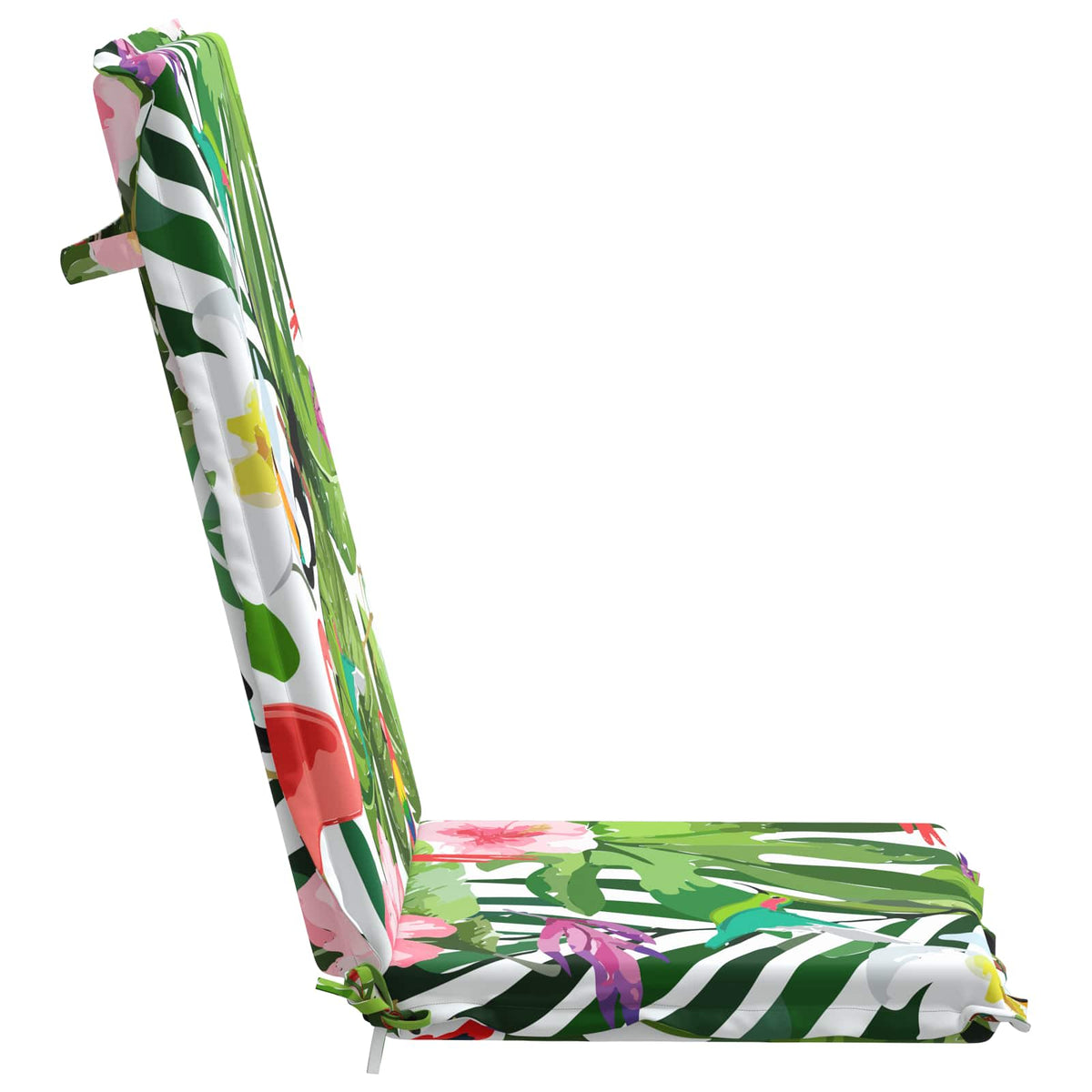 High Back Chair Cushion GEMERT 4 pcs 100% Polyester Multicolour