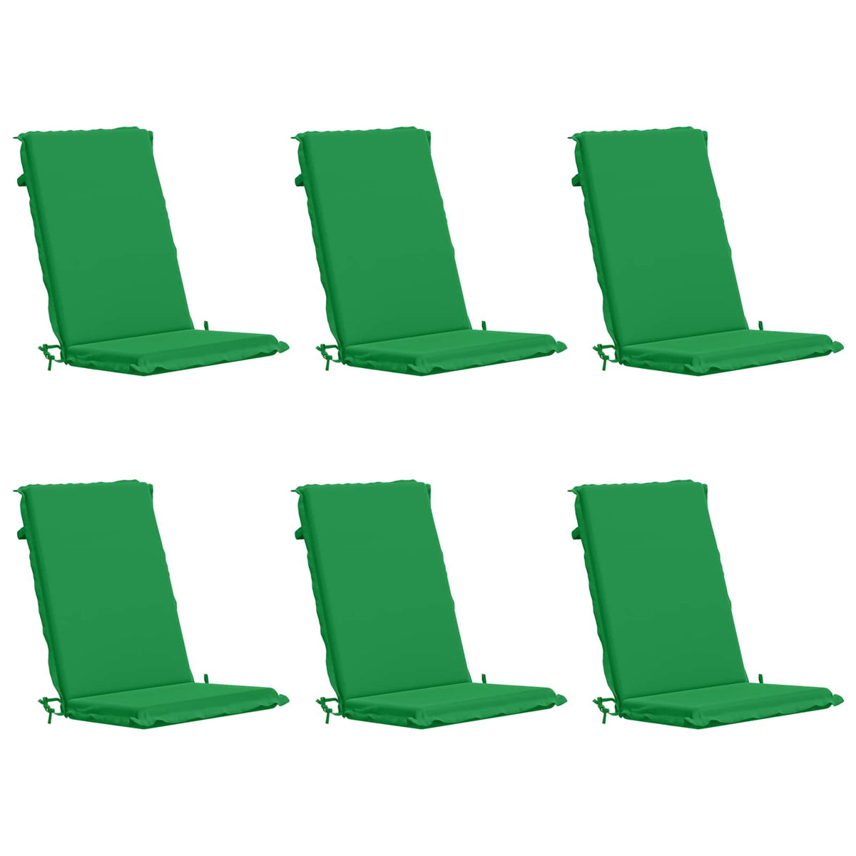 6-Piece High Back Bhair Cushions GEMERT 6 pcs 100% Polyester