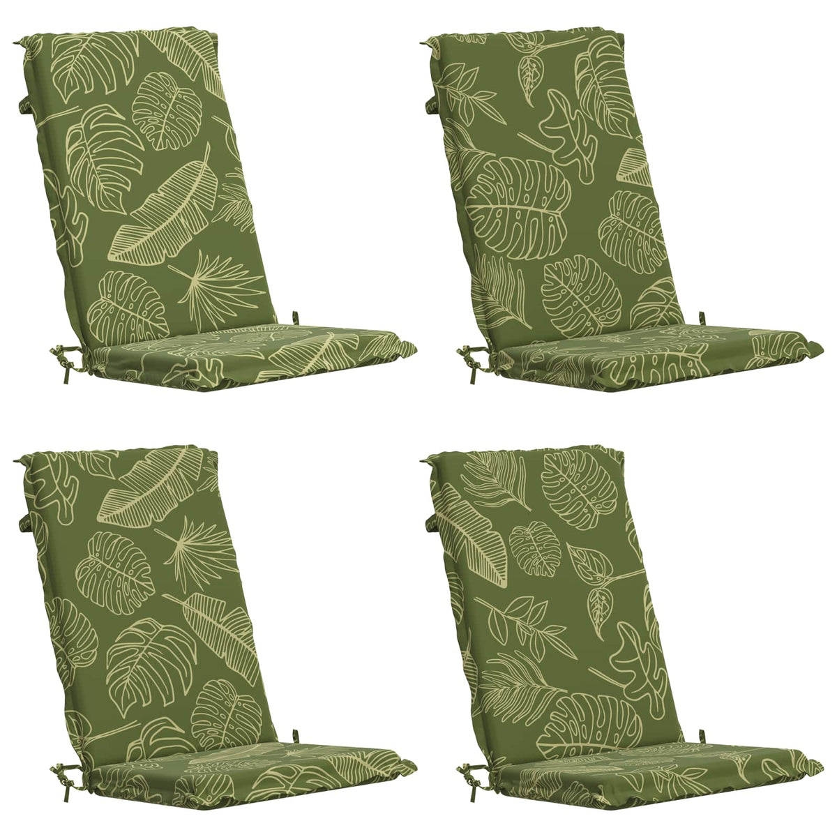 4-Piece High Back Bhair Cushions GEMERT 4 pcs 100% Polyester