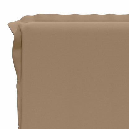 High Back Chair Cushion GEMERT 6 pcs 100% Polyester Taupe