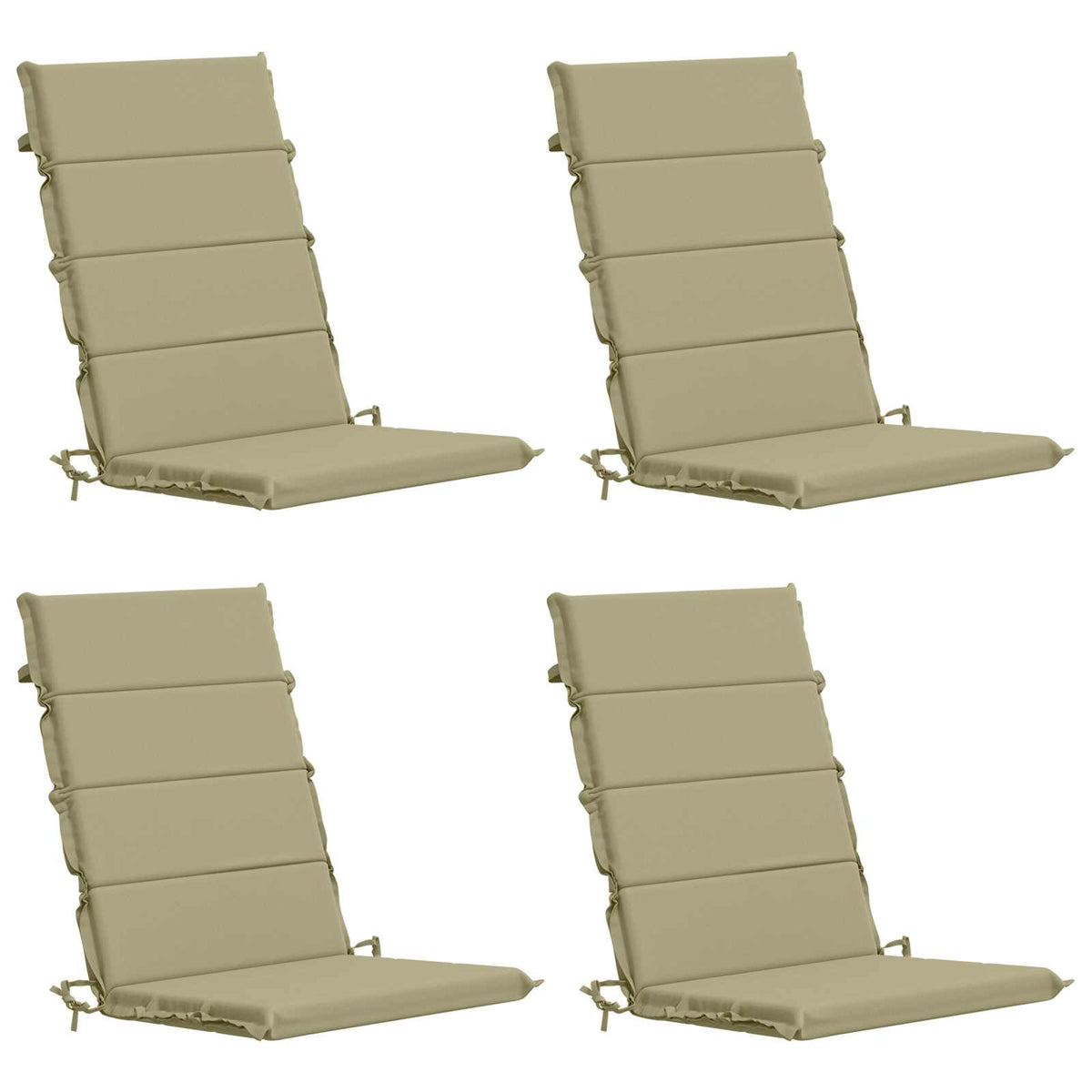 4-Piece High Back Bhair Cushions GEMERT 100% Polyester