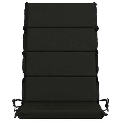 6-Piece High Back Bhair Cushions GEMERT 100% Polyester Black