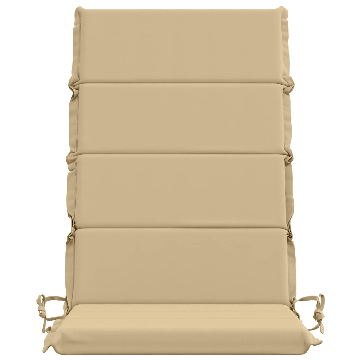 4-Piece High Back Bhair Cushions GEMERT 100% Polyester Beige