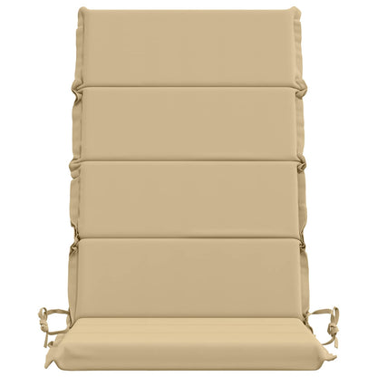4-Piece High Back Bhair Cushions GEMERT 100% Polyester Beige