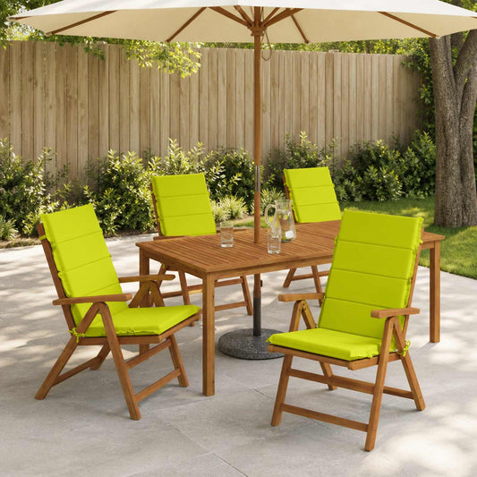 High Back Chair Cushion GEMERT 4 pcs 100% Polyester