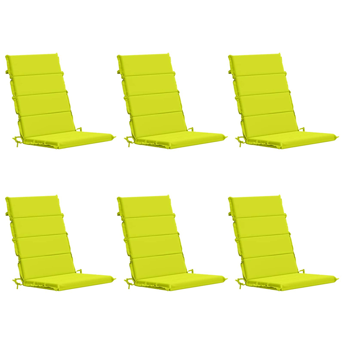 6-Piece High Back Bhair Cushions GEMERT 100% Polyester