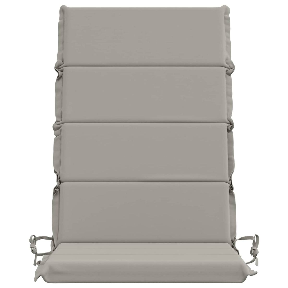 4-Piece High Back Bhair Cushions GEMERT 100% Polyester Grey