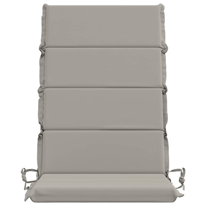 4-Piece High Back Bhair Cushions GEMERT 100% Polyester Grey