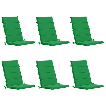 6-Piece High Back Bhair Cushions GEMERT 100% Polyester Green
