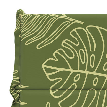 High Back Chair Cushion GEMERT 4 pcs 100% Polyester Leaf Design