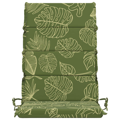 High Back Chair Cushion GEMERT 4 pcs 100% Polyester Leaf Design
