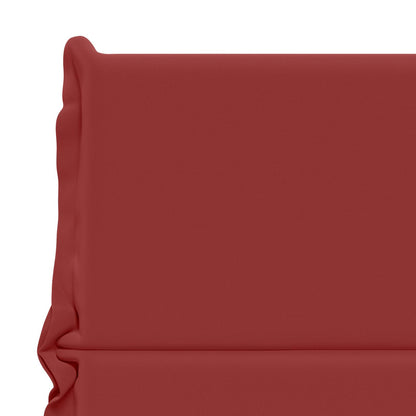 4-Piece High Back Bhair Cushions GEMERT 100% Polyester Wine Red
