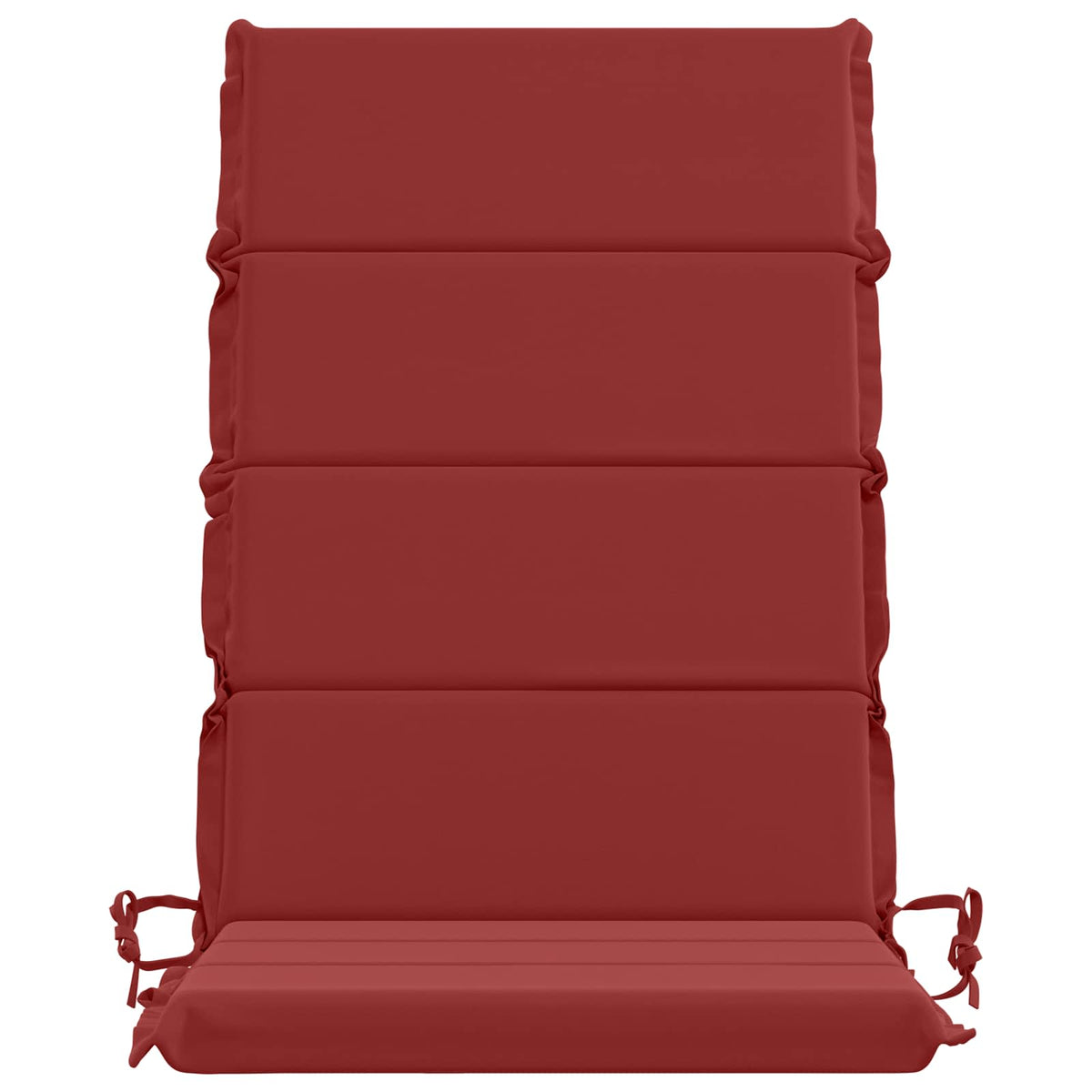 4-Piece High Back Bhair Cushions GEMERT 100% Polyester Wine Red