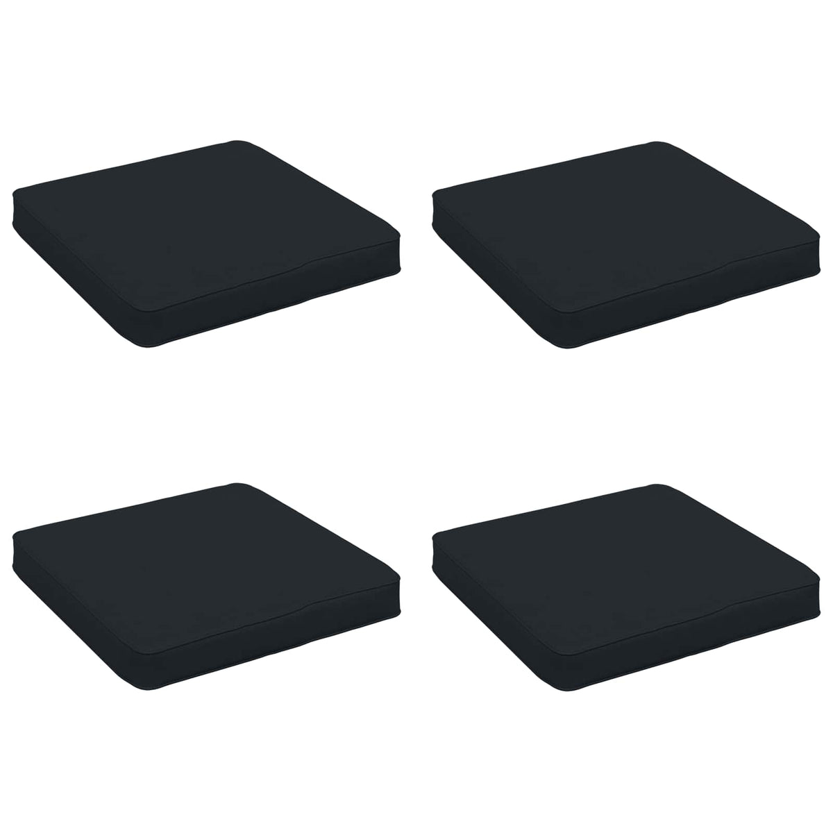 4-Piece Seat Cushions VUGHT 4 pcs 100% Polyester Dark Blue