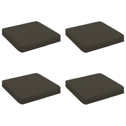 4-Piece Seat Cushions VUGHT 4 pcs 100% Polyester Anthracite