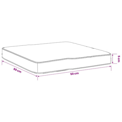 4-Piece Seat Cushions VUGHT 4 pcs 100% Polyester Beige