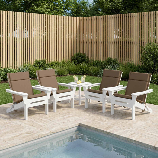 6-Piece High Back Chair Cushions GEMERT 6 pcs 100% Polyester
