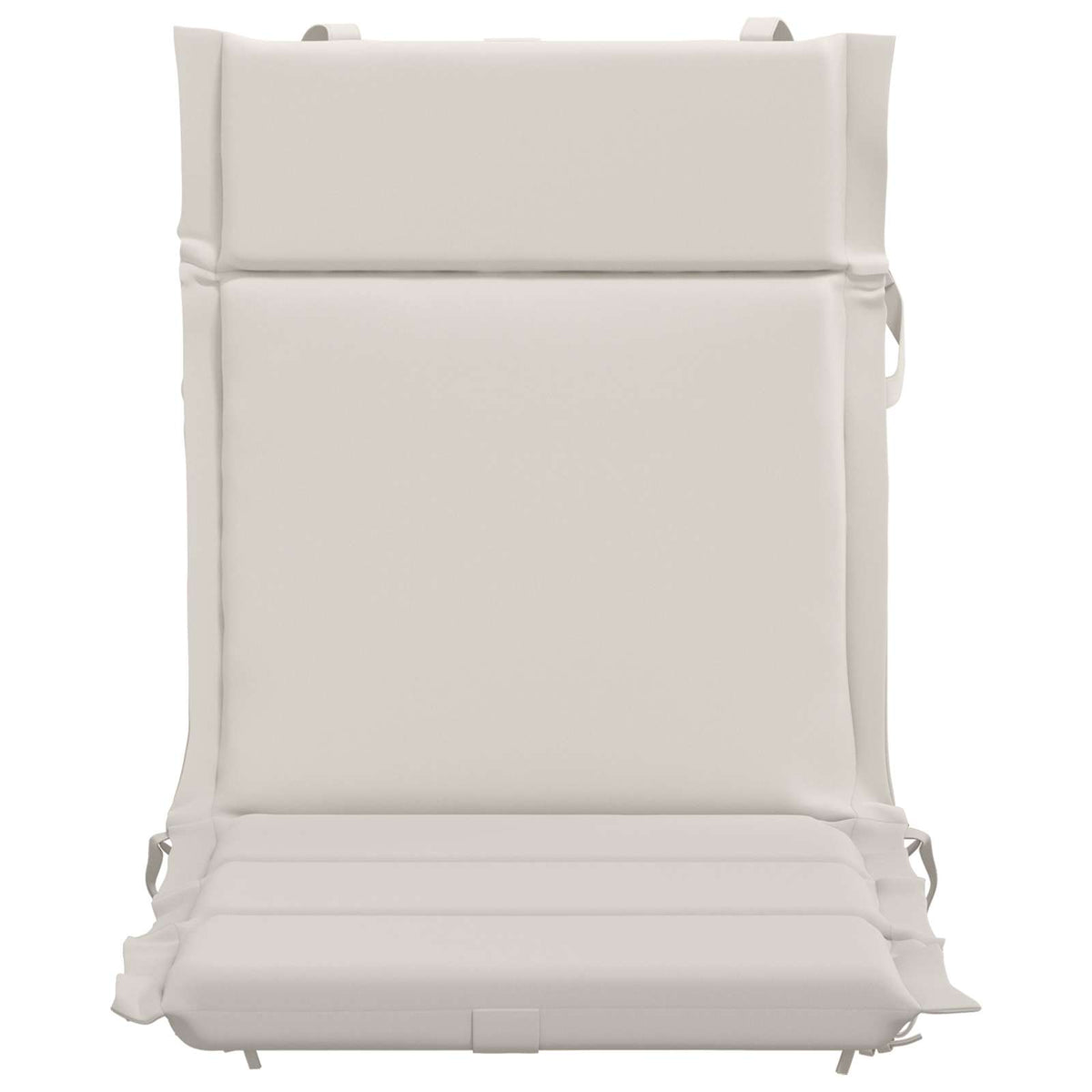 Low Back Chair Cushion GEMERT 6 pcs 100% Polyester White