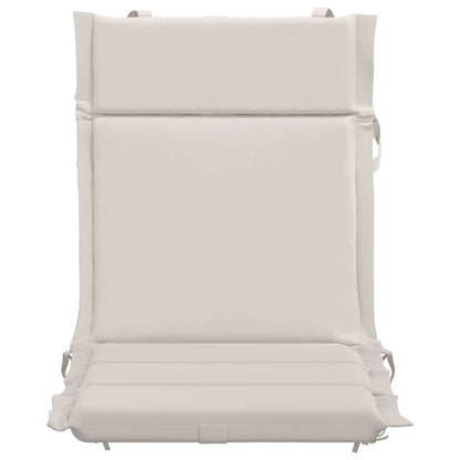 Low Back Chair Cushion GEMERT 6 pcs 100% Polyester White