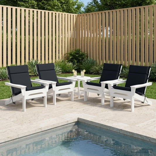 6-Piece High Back Chair Cushions GEMERT 6 pcs 100% Polyester