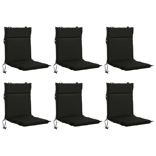 6-Piece High Back Chair Cushions GEMERT 6 pcs 100% Polyester