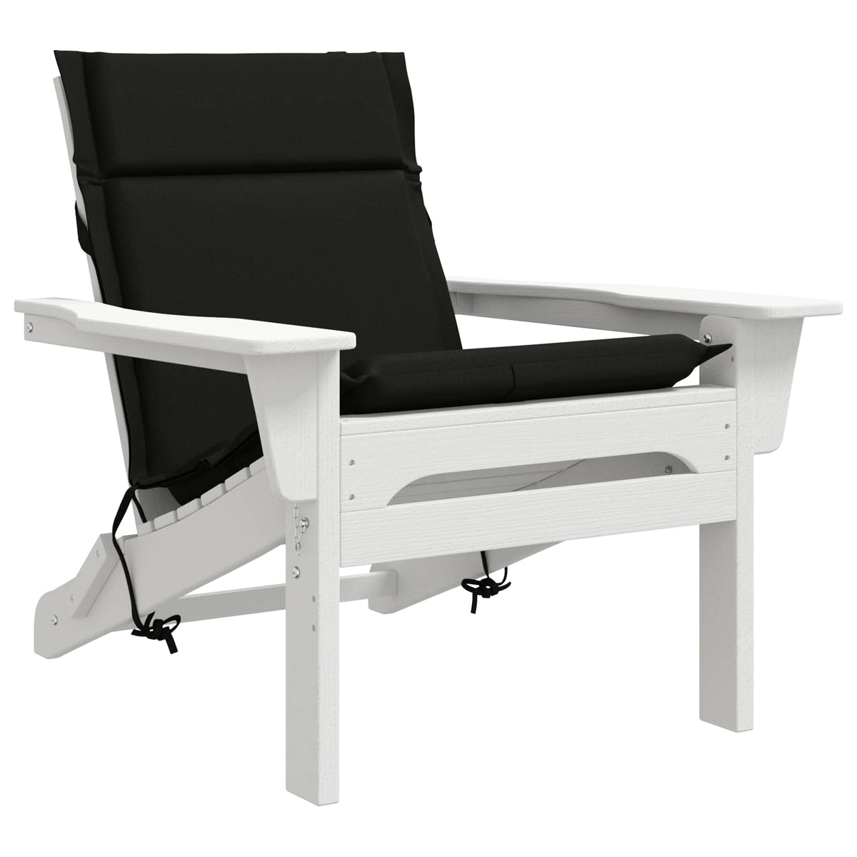 Low Back Chair Cushion GEMERT 6 pcs 100% Polyester Black