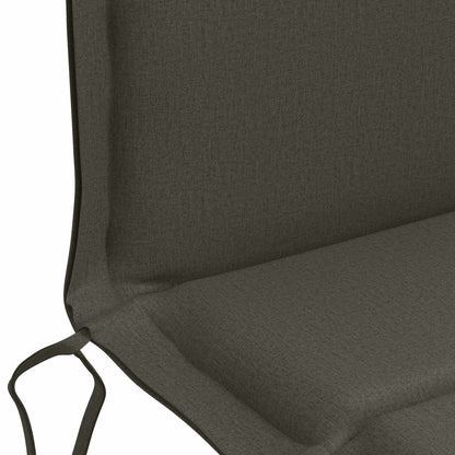 Low Back Chair Cushion GEMERT 6 pcs 100% Polyester Anthracite